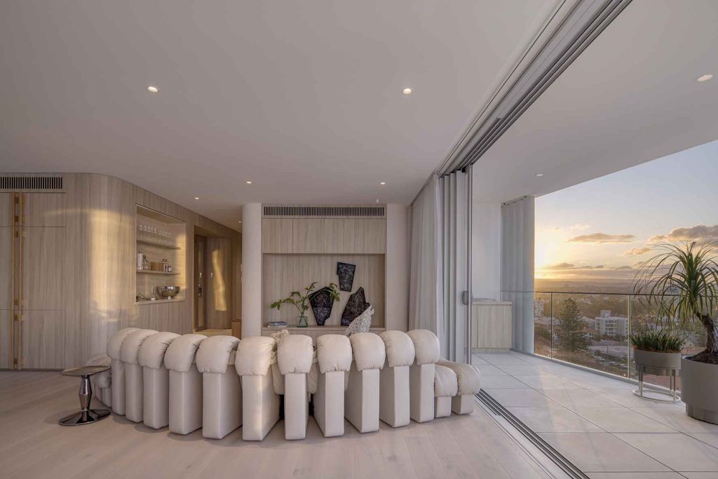 DOMO - Beach House - interior - indoor-outdoor space