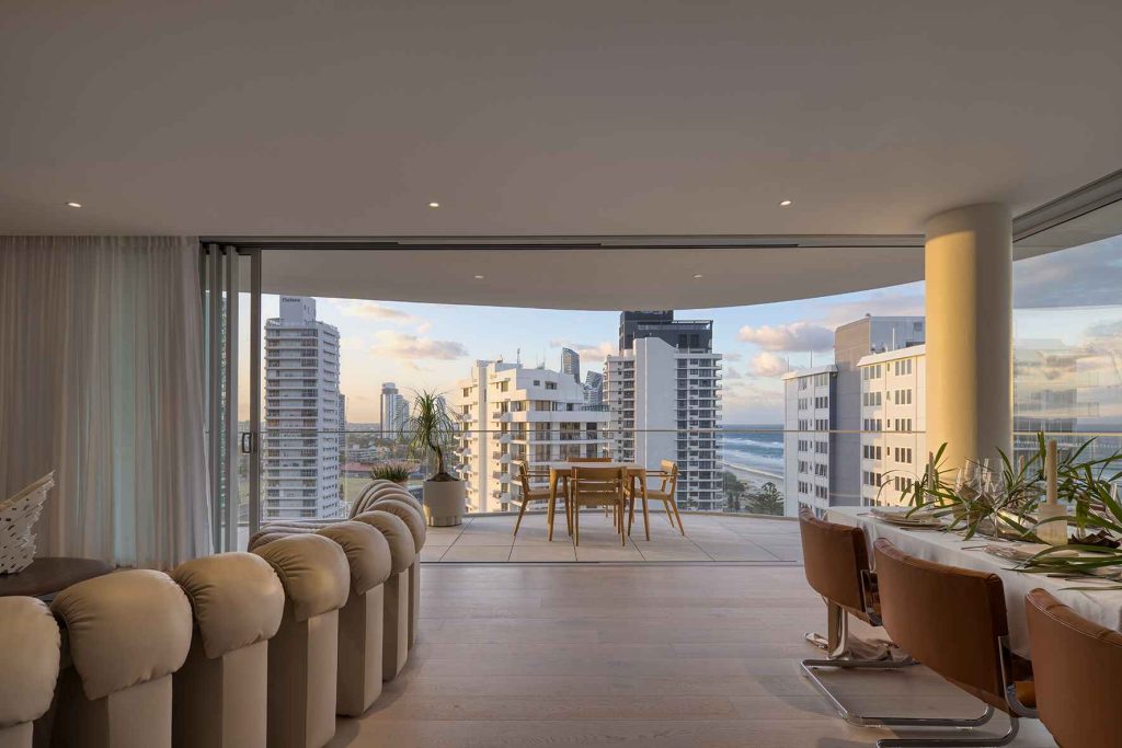 DOMO - Beach House - interior - living and dining
