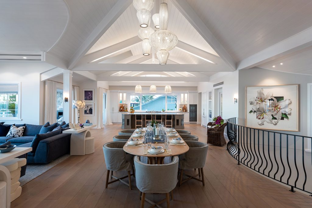 Hampton homes - interior - dining and living area