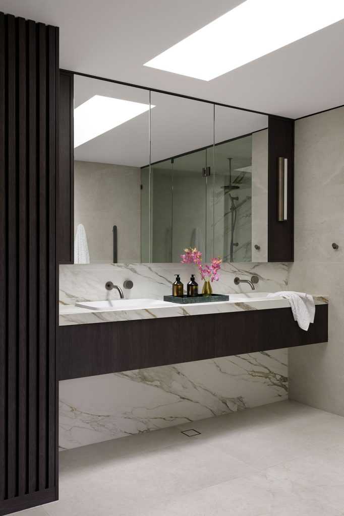 Studio James Interiors - bathroom - jack and jill vanity